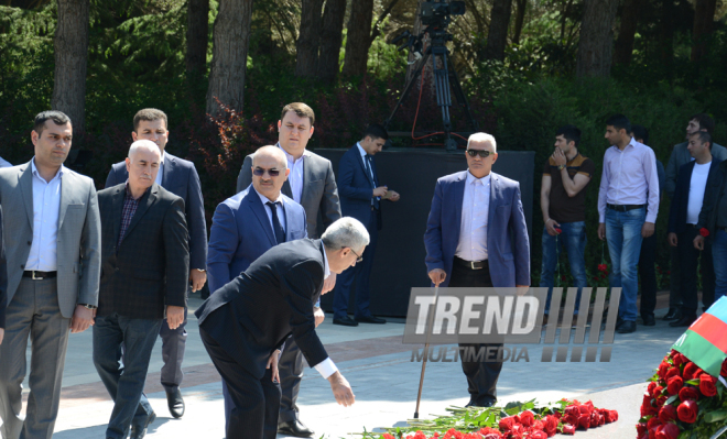 Azerbaijan marks 93rd birthday anniversary of National Leader Heydar Aliyev. Azerbaijan, Baku, 10 May 2016 